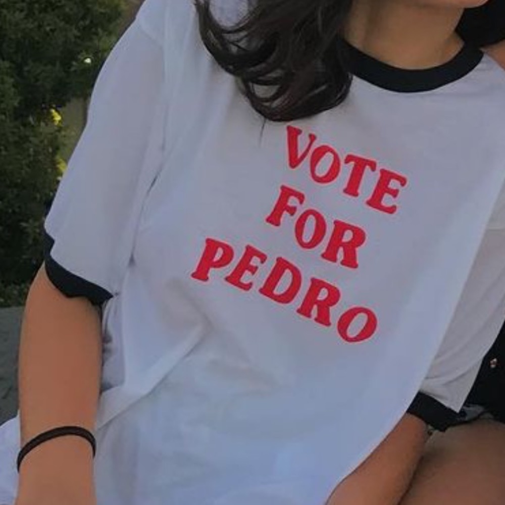 Rare Napoleon dynamite Vote for Pedro tee shirt!